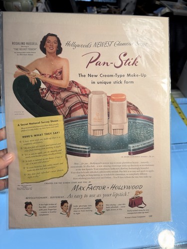 Max factor pan stick 1940s - max, pan-stick